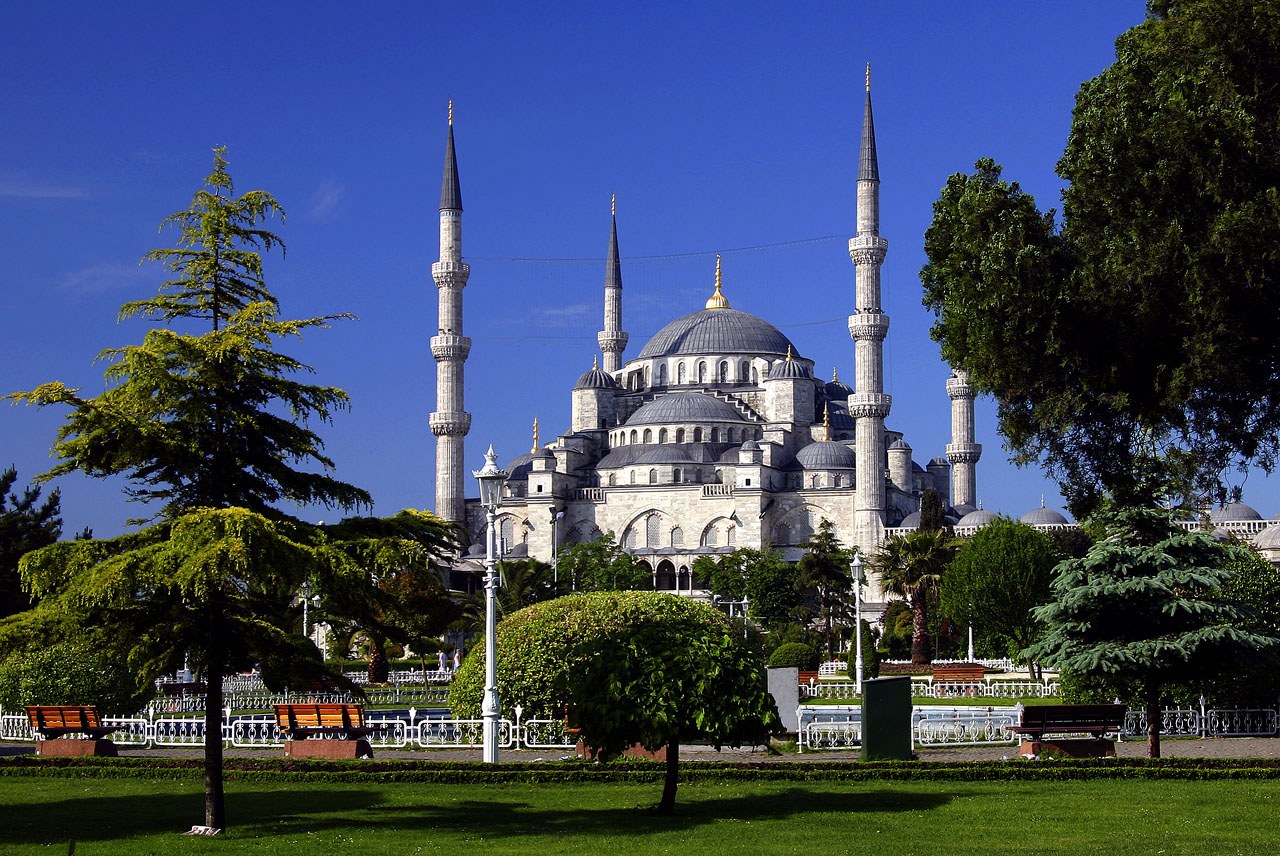 Стамбул. Голубая Мечеть.